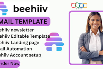 create beehiiv landing page beehiiv newsletter setup beehiv account  template