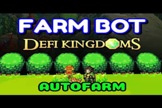 develop anti cheated bot,game bot,automation bot,grinding bot,mmorpg bot farmbot