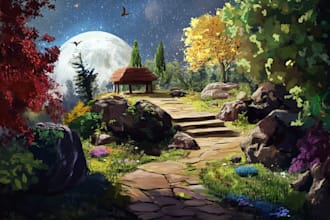 draw your ideal environment concept art landscape design