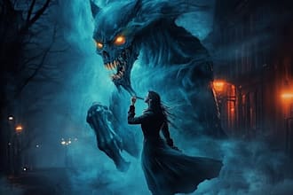 create an awesome fantasy horror character art