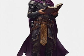 make a character art and dnd character art