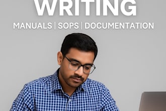 write professional technical documents, user manuals, or sops