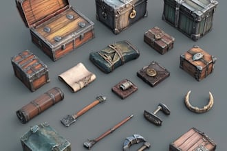 create 2d game assets and game icon