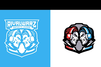 design a esports gaming logo with custom letter