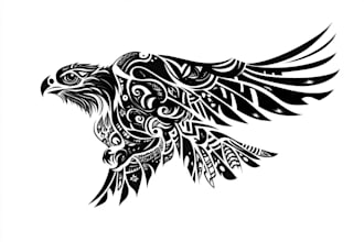 create a minimalist or tribal tattoo in my art style