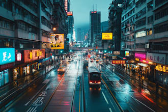 do cyberpunk futuristic city art
