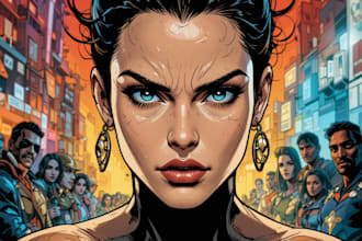 professionally color your comic, webtoon, or cover art