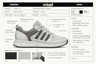 make sneakers custom shoes boots footwear and tech pack for manufacture all pod