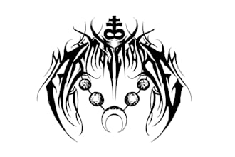 create a brutal death metal logo