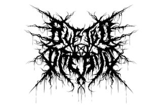make death metal, and brutal logo for you band or brand