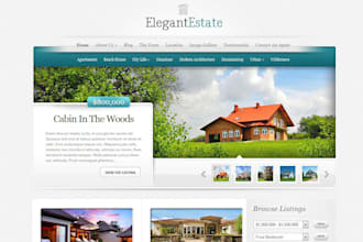 develop real estate website, realtor, modern property listing website