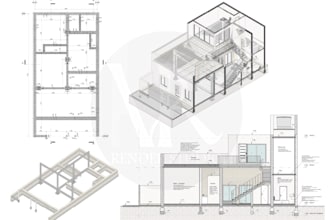 do a professional bim model in revit with realistic renders