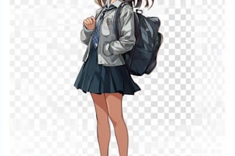 draw anime illustration, original character, fan