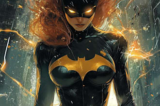 illustrate comic book covers, pages, pinups, superheroes