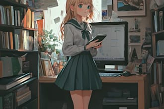 draw sfw or nsfw anime art