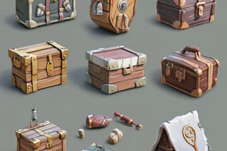 create sprite, objects, icons, assets, items, dnd game art