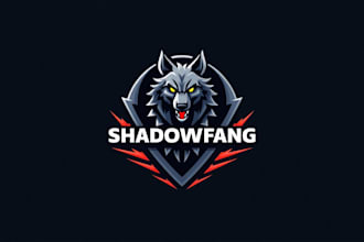 make a high quality shadow fang mascot logo with express delivery