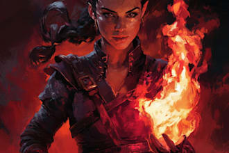 create a wonderful dnd character art