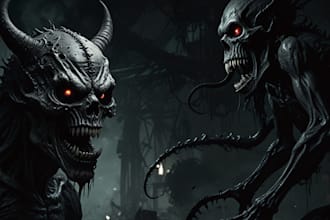 create darkart,black white artwork,occult,deathmetal artwork