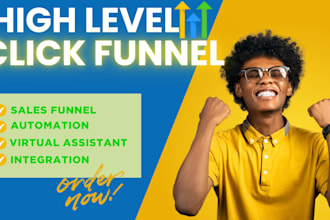 design your clickfunnels sales funnel, clickfunnels landing page gohighlevel ghl