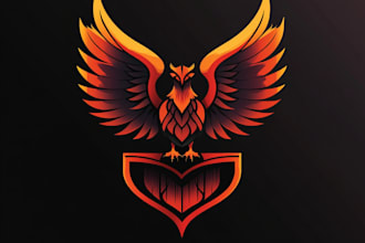 design emblem, logo and badge for fantasy comics manga or games
