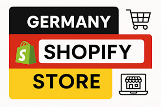 build german shopify store revamp shopify website or create dropshipping store