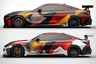 do professional car wrap design, van wrap design