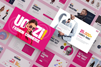 create modern, professional powerpoint for business or pitch deck
