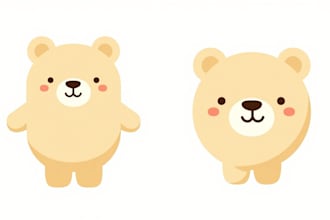 do bear template elements mascot logo design with company