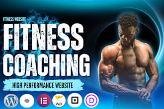 develop a responsive fitness, gym, workout and sport trainer yoga website design