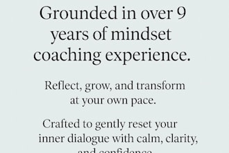 provide expert confidence and mindset coaching via private text