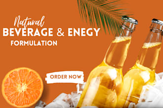 formulate food product, beverage, energy drink, recipe, supplement and nutrition