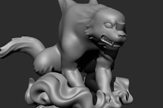 realistic 3d animal model 3d animal rendering xgen hair cgi animation 3d rigging