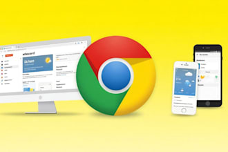 create a chrome extension, firefox extension or any browser extension