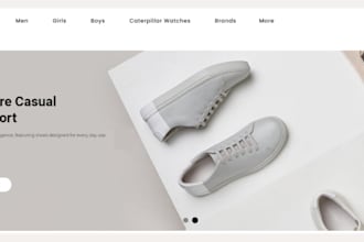 design sneaker shopify store as virtual assistant shopify redesign website