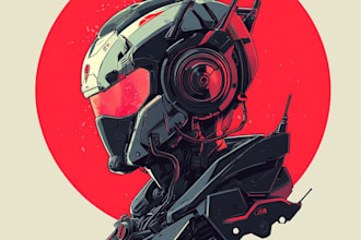 draw awesome gundam, mecha, robot fanart for you