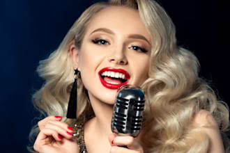 writing your lyric, song producing, vocalist, background vocal, female singer
