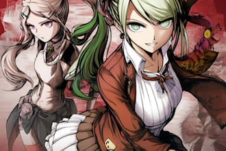 do danganronpa style art for you