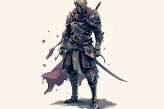 make a design a dnd character art and dnd character art