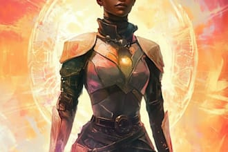 draw fantasy dnd art, monster character, game art, sheet, and dnd