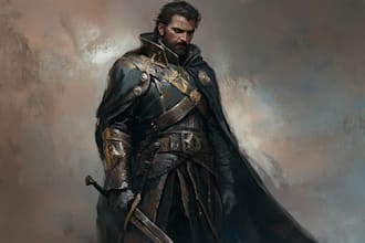 draw a dnd character art and dnd character art