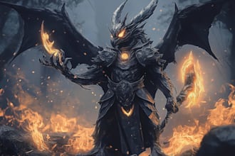 do creature or monster concept art or illustration