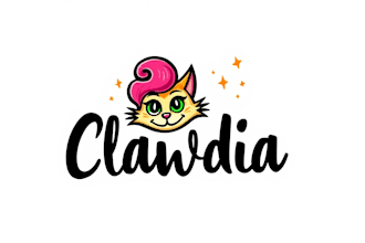 make an amazing clawdia mascot logo with unlimited revision