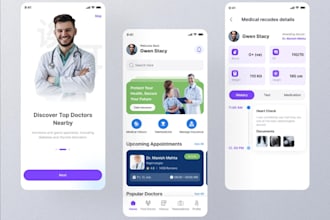 develop a secure telemedicine app or web platform for online doctor consultation