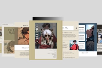 design media kit, press kit, one sheet, epk for brand, artist, influencer