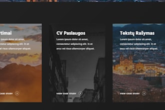 create wordpress website on a theme that fits your needs