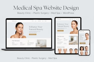 do medical spa website beauty clinic website plastic surgery web med spa website
