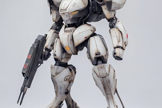 3d model the robot and mecha