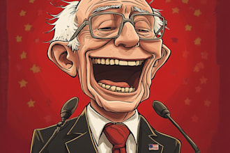 make a political or satirical cartoon