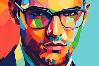 draw personalized wpap pop art portrait from your photo